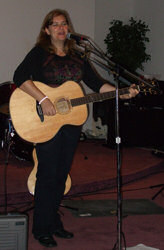Lisa Weyerhaueser at the benefit for the Foster Family