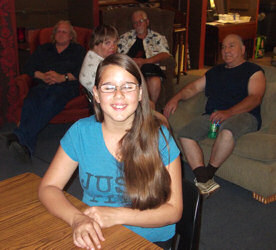 The audience at the Overflowing Cup in Beloit WI June 23rd 2012