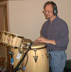 John Kiefer on percussion