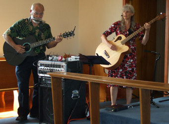 Cece and Me at Briensburg United Methodist Church, Briensburg. Ky.