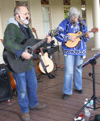 Cece and Me playing at the Hike for Life May 9th 2009