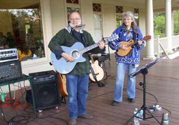 Cece and Me playing at the Hike for Life May 9th 2009