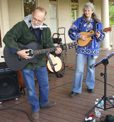 Cece and Me playing at the Hike for Life May 9th 2009