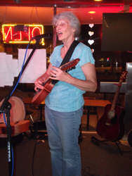 Cece and Me at the Overflowing Cup Coffeehouse June 23rd 2012 in Beloit WI