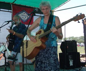 Cece and Me at Arkansas stage at Cornerstone 2012