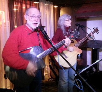 Cece and Me at the  Overflowing Cup 12-28-2013