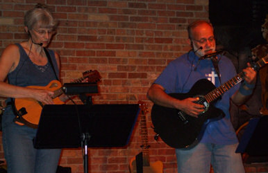 Cece and Me at the Daniels Den Coffeehouse Aug 9th 2008