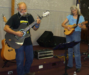Benifit for Julie church at the Overflowing Cup