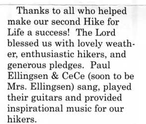 Hike for Life May 2005