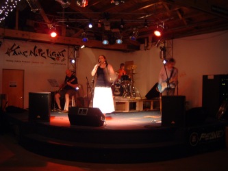 Erisa and her band at the Night Lite